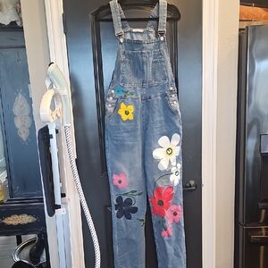 Misslook Boho Painted Overalls